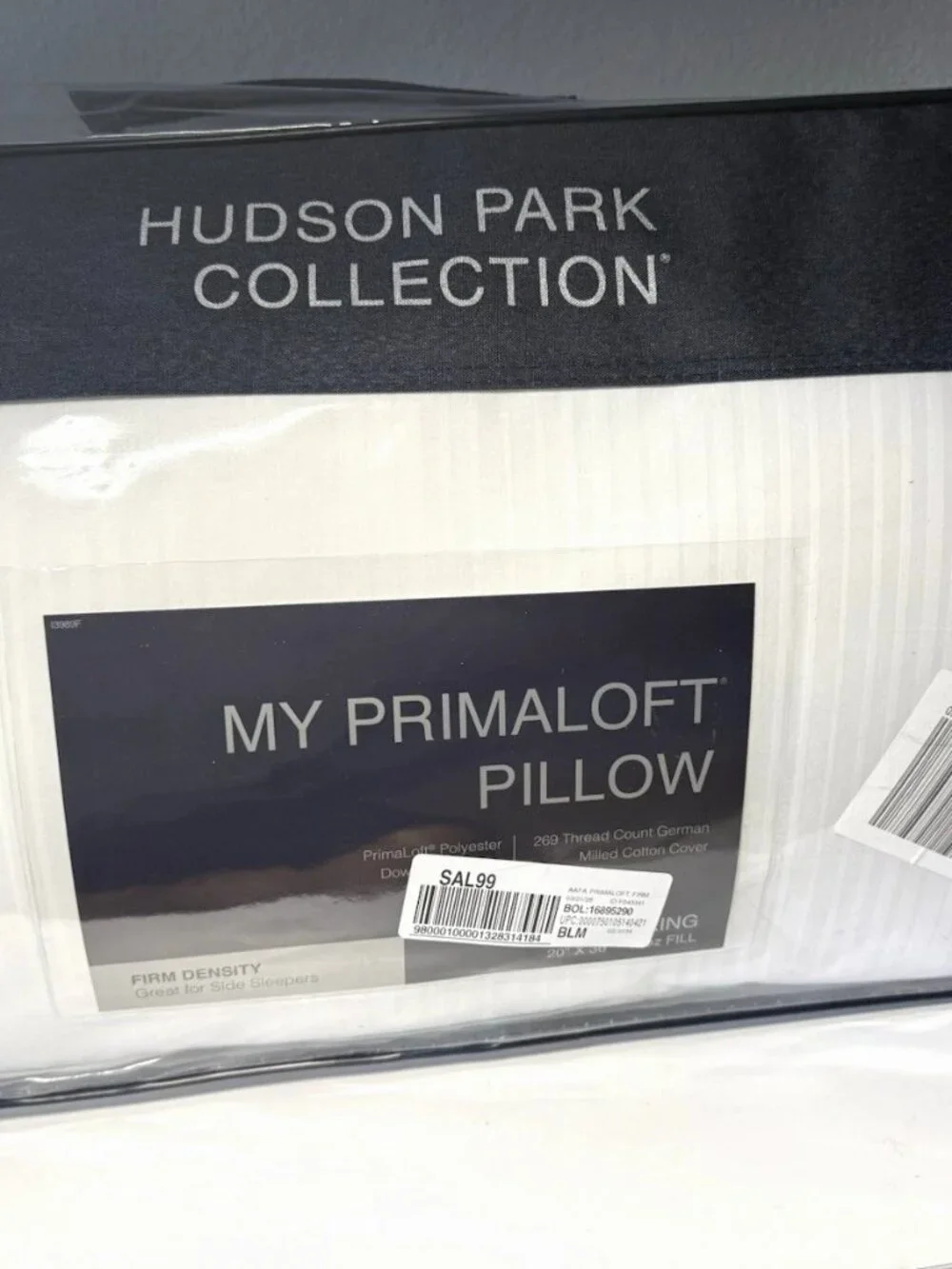 My Primaloft Asthma & Allergy Friendly Down Alternative Firm Pillow - King Size